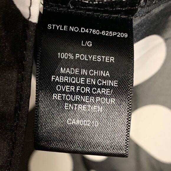 EDIT by Jeanne Beker Polka Dot Draped Front Blouse - Picture 4 of 6